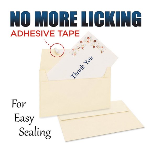 36 floral thank you cards & self sealing envelopes - Picture 7 of 7